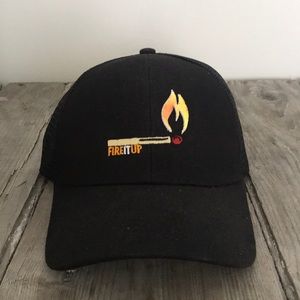 NWOT Light It Up Adjustable Black Mesh Hat